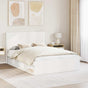Headboard White Engineered Wood