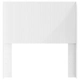 Headboard White Engineered Wood - Side View
