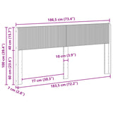 Headboard White PB - Rear View