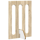 Folding Pet Fence 2 pcs Sonoma Oak 100.5 x 38 x 70 cm - Top-Down View