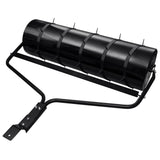 Garden Lawn Roller Pull with Aerator Clamps Ø 30 x 90 cm Steel - Front View