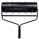 Garden Lawn Roller Pull with Aerator Clamps Ø 30 x 90 cm Steel