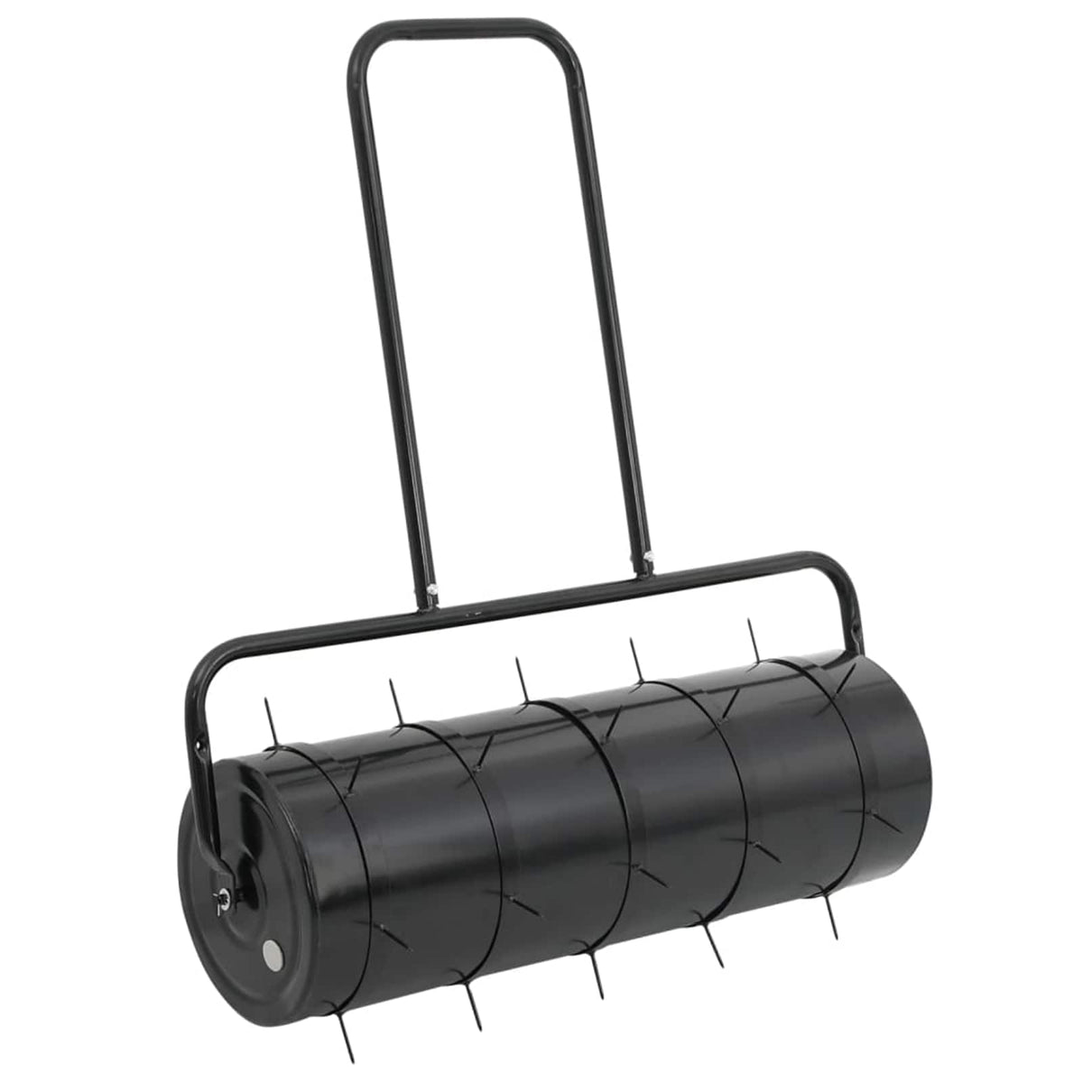Garden Lawn Roller Pull with Aerator Clamps Ø 30 x 90 cm Steel
