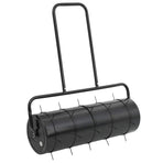 Garden Lawn Roller Pull with Aerator Clamps Ø 30 x 90 cm Steel