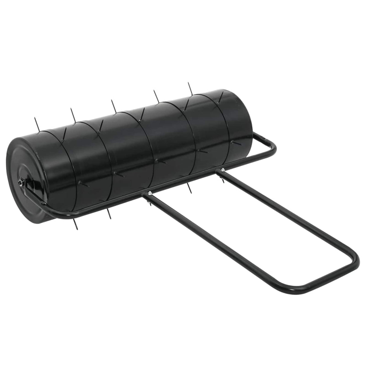 Garden Lawn Roller Pull with Aerator Clamps Ø 30 x 90 cm Steel