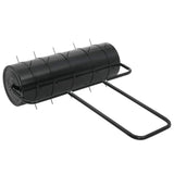 Garden Lawn Roller Pull with Aerator Clamps Ø 30 x 90 cm Steel