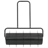 Garden Lawn Roller Pull with Aerator Clamps Ø 30 x 90 cm Steel