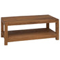 Coffee Table Natural 100 x 50 x 40 cm Solid Teak Wood