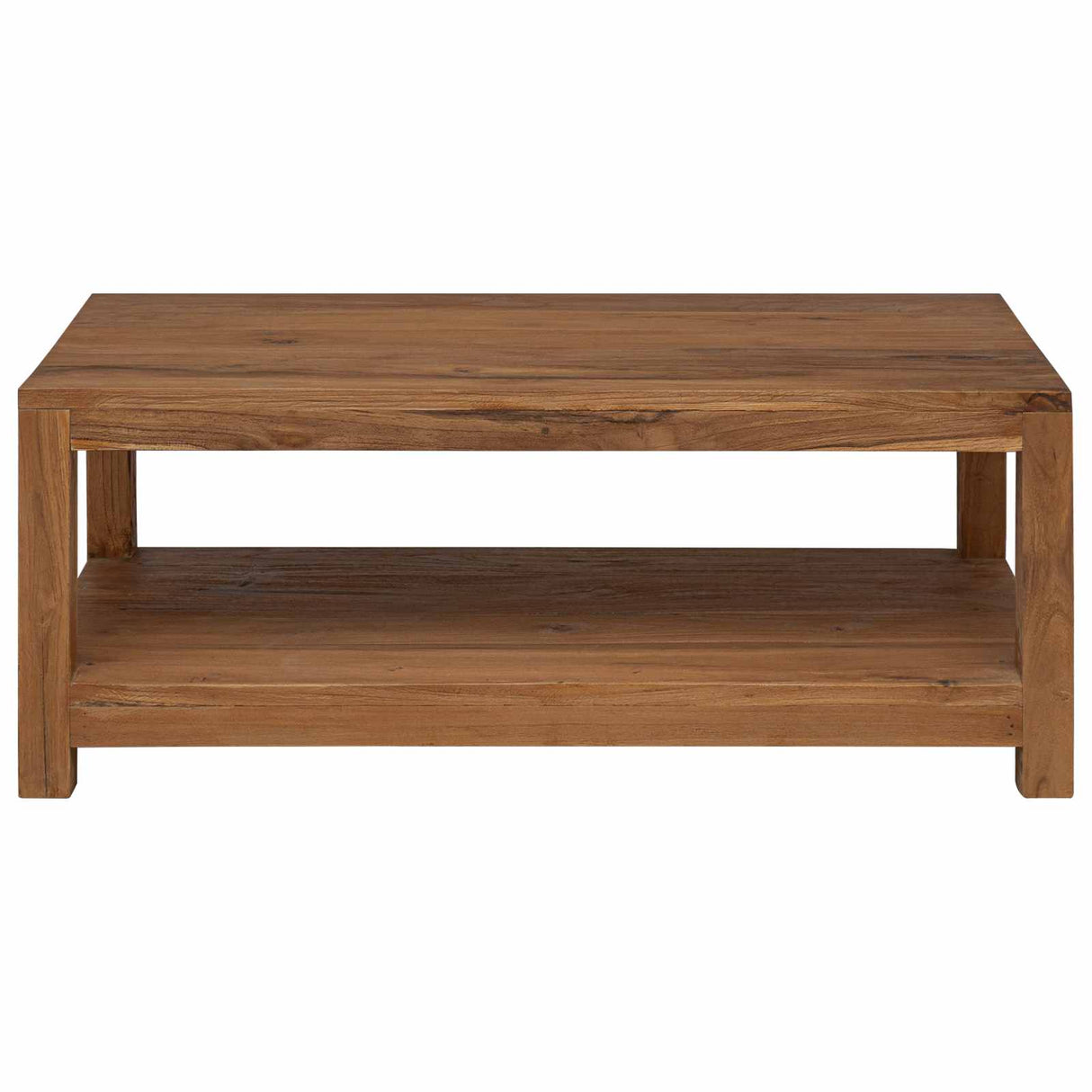 Coffee Table Natural 100 x 50 x 40 cm Solid Teak Wood