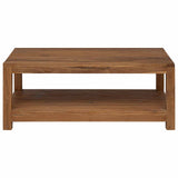 Coffee Table Natural 100 x 50 x 40 cm Solid Teak Wood