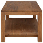 Coffee Table Natural 100 x 50 x 40 cm Solid Teak Wood