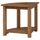 Bathroom Side Table Natural 45 x 45 x 46 cm Solid Teak Wood