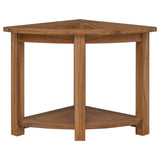 Bathroom Side Table Natural 45 x 45 x 46 cm Solid Teak Wood
