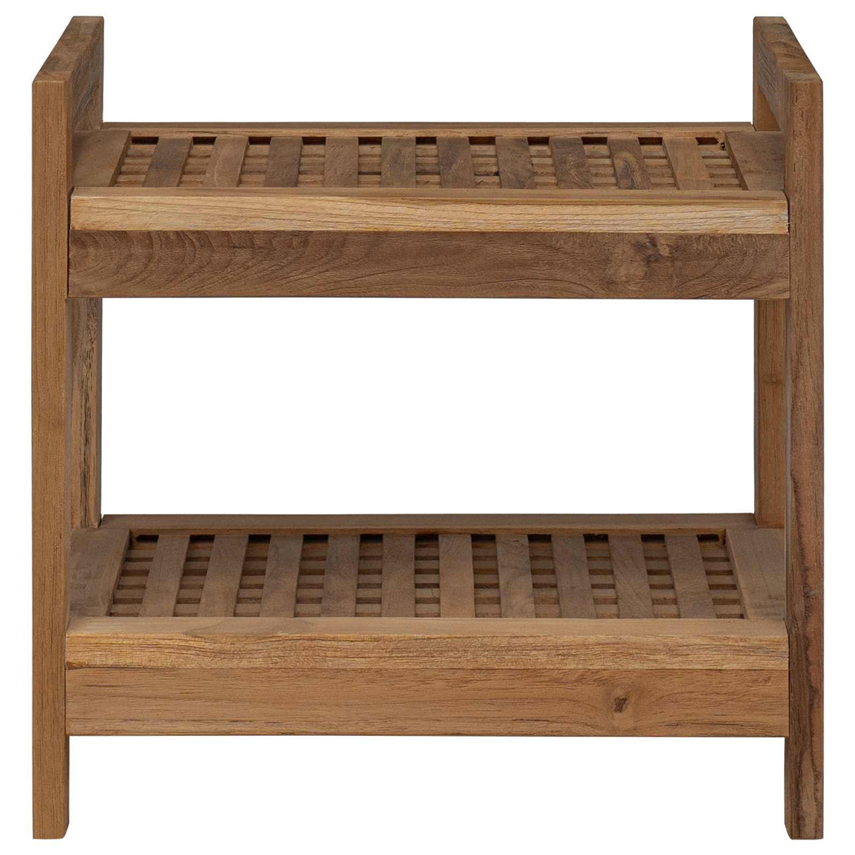 Bathroom Shelf Natural 45 x 30 x 45 cm Solid Teak Wood