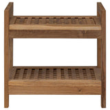 Bathroom Shelf Natural 45 x 30 x 45 cm Solid Teak Wood