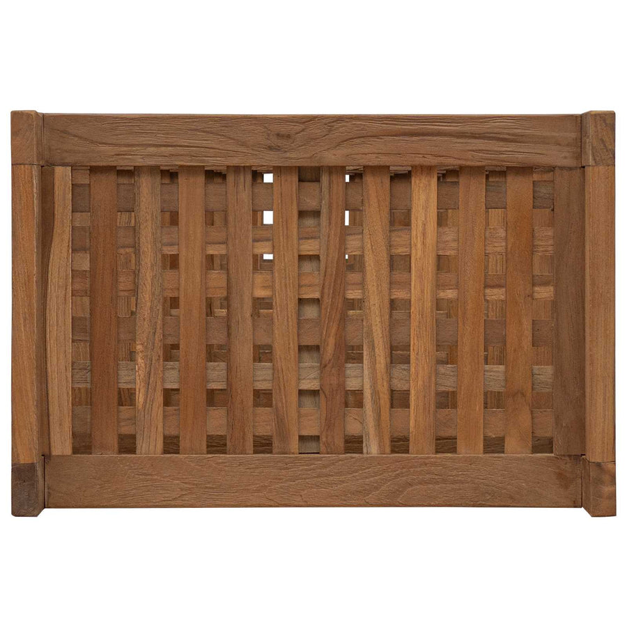 Bathroom Shelf Natural 45 x 30 x 97 cm Solid Teak Wood