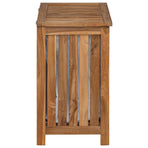 Laundry Basket Natural Solid Teak Wood