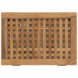 Laundry Basket Natural Solid Teak Wood