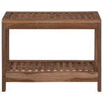 Bathroom Side Table Natural 60 x 30 x 45 cm Solid Teak Wood