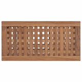 Bathroom Side Table Natural 60 x 30 x 45 cm Solid Teak Wood - 45-Degree Angle