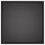 Garden Planter 2 pcs Black 45 x 45 x 45 cm Cold-rolled Steel - 45-Degree Angle