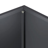Garden Planter 2 pcs Anthracite 45 x 45 x 45 cm