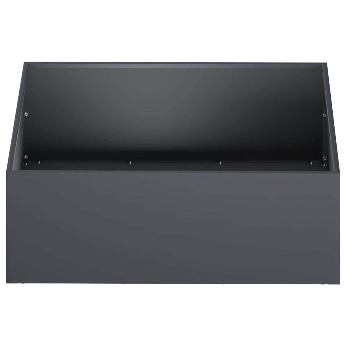 Garden Planter 2 pcs Anthracite 60 x 60 x 20 cm