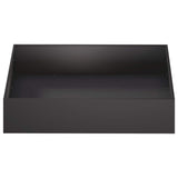 Garden Planter 2 pcs Black 80 x 80 x 20 cm Cold-rolled Steel