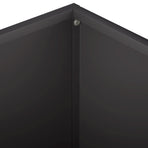 Garden Planter 2 pcs Black 40 x 40 x 30 cm Cold-rolled Steel