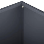Garden Planter 2 pcs Anthracite 40 x 40 x 30 cm