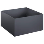 Garden Planter 2 pcs Anthracite 40 x 40 x 30 cm