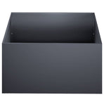 Garden Planter 2 pcs Anthracite 40 x 40 x 30 cm