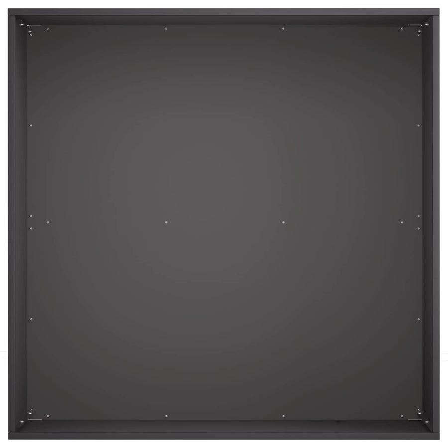 Garden Planter 2 pcs Black 60 x 60 x 30 cm Cold-rolled Steel