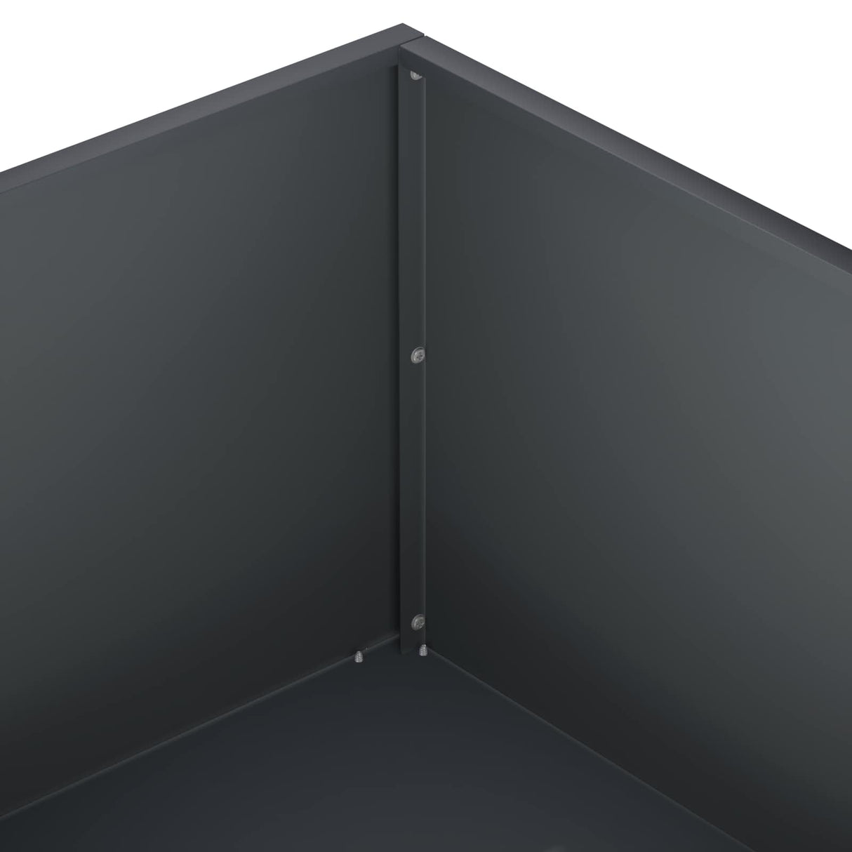 Garden Planter 2 pcs Anthracite 100 x 100 x 30 cm