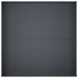 Garden Planter 2 pcs Anthracite 100 x 100 x 30 cm - 45-Degree Angle