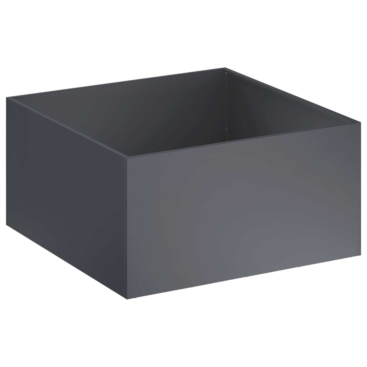 Garden Planter 2 pcs Anthracite 60 x 60 x 40 cm