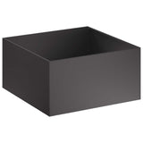 Garden Planter 2 pcs Black 80 x 80 x 40 cm Cold-rolled Steel