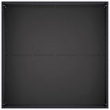 Garden Planter 2 pcs Black 80 x 80 x 40 cm Cold-rolled Steel - 45-Degree Angle