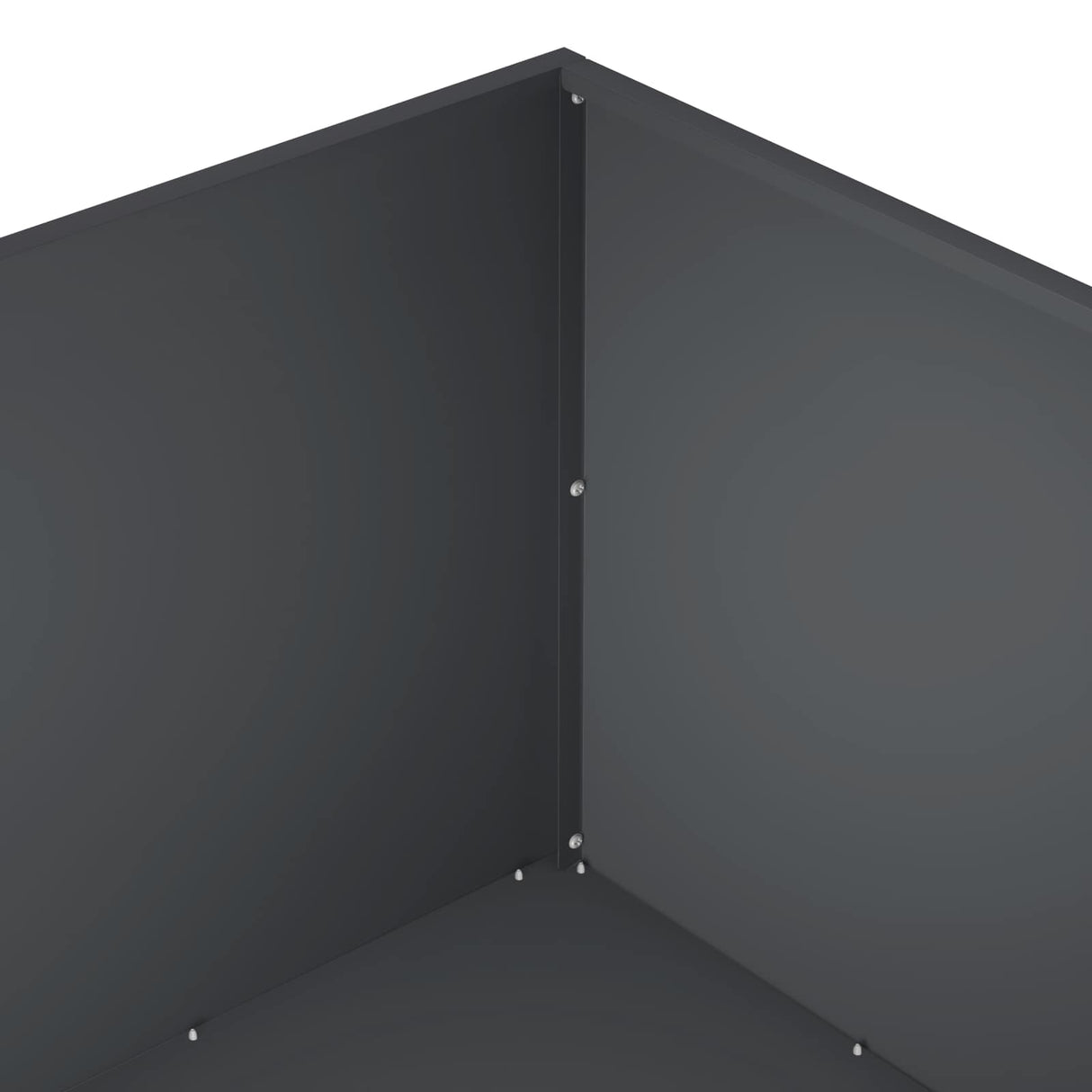 Garden Planter 2 pcs Anthracite 80 x 80 x 40 cm