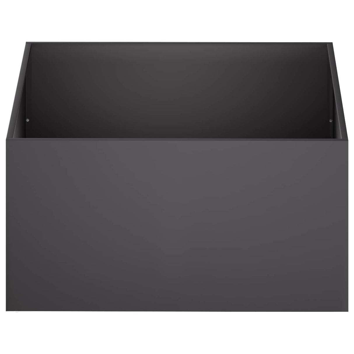 Garden Planter 2 pcs Black 100 x 100 x 40 cm Cold-rolled Steel