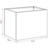 Garden Planter 2 pcs Black 40 x 30 x 30 cm Cold-rolled Steel