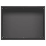 Garden Planter 2 pcs Black 40 x 30 x 30 cm Cold-rolled Steel - 45-Degree Angle