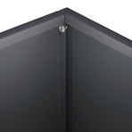 Garden Planter 2 pcs Anthracite 40 x 30 x 30 cm