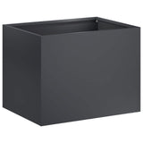 Garden Planter 2 pcs Anthracite 40 x 30 x 30 cm