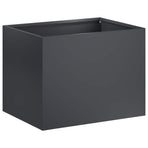 Garden Planter 2 pcs Anthracite 40 x 30 x 30 cm
