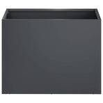 Garden Planter 2 pcs Anthracite 40 x 30 x 30 cm