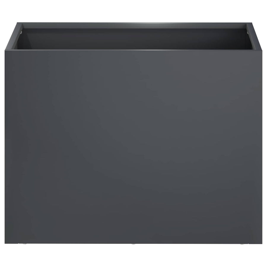 Garden Planter 2 pcs Anthracite 40 x 30 x 30 cm