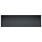Garden Planter 2 pcs Anthracite 100 x 30 x 30 cm
