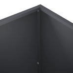 Garden Planter 2 pcs Anthracite 80 x 40 x 40 cm