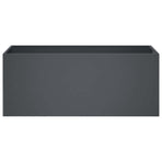 Garden Planter 2 pcs Anthracite 80 x 40 x 40 cm